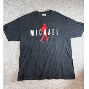 VTG 90s Michael Jackson King of Pop MJ Dance Merch Shirt Men XL Retro Streetwear